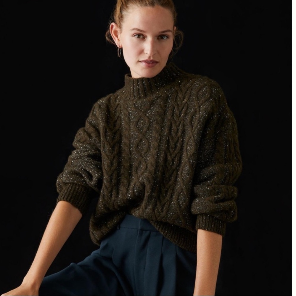 Scotch & Soda Dark Green Crewneck Sweater